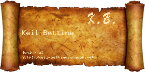 Keil Bettina névjegykártya